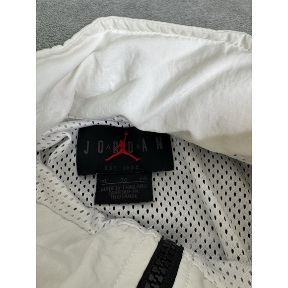 Nike Air Jordan Black and White Windbreaker Jacket - Picture 9 of 15